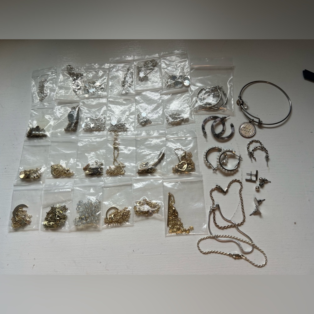 Assorted Gold and Silver Jewelry Set